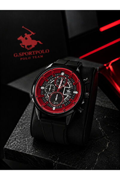G Sport POLO Premium Silicone Men's Wristwatch with Strap (Fits Any Wrist)