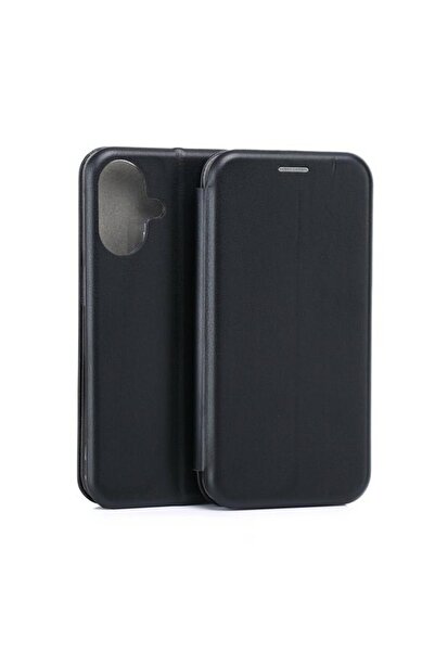 Beline Husă magnetică tip carte pentru iPhone 16, Negru