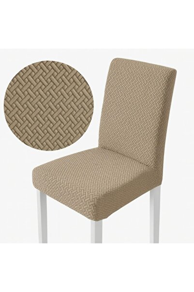 Aptel Husa scaun, universala, spandex, bej, 48x48x62 cm