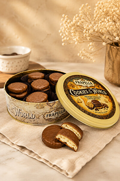 Frapella Sütlü Çikolata Kaplı Tereyağlı Bisküvi 320 Gr.