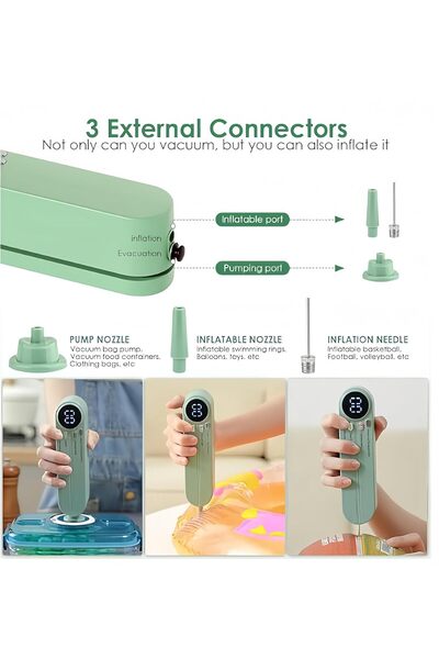 unbranded 🥩 Cordless 5-in-1 Vacuum Sealer – With 10 Reusable Bags