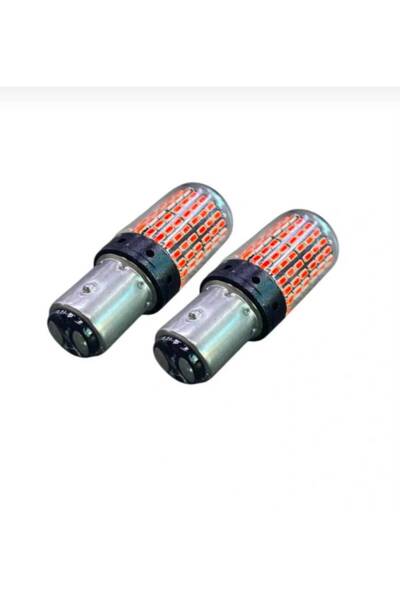 KUZEY AKSESUAR 144 Led Kırmızı Çift Duy 12v yüksek ışık kalitesi