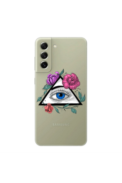 Other Samsung S22 Plus Eye and flower Transparent Silicone TPU Θήκη