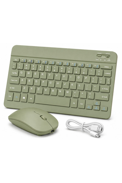 GudeX Bluetooth 5.1 Kablosuz Klavye ve Mouse Seti Şarjlı iOS Android Windows ...