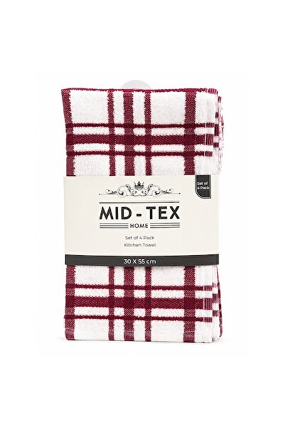 MID-TEX Set 4 Prosoape de Bucătărie, Absorbante și Durabile, Modele Diverse, ...