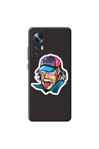 Other Xiaomi Mi 12 Einstein Black Colored Silicone TPU Θήκη