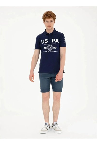 U.S. Polo Assn. Navy blue 1825275 men's slim fit sports t-shirt dmls