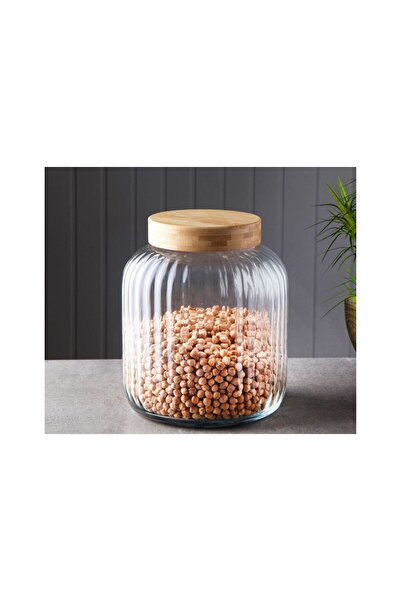 Generic Brand Anti-Leak Bamboo Lid Jar 3700ml