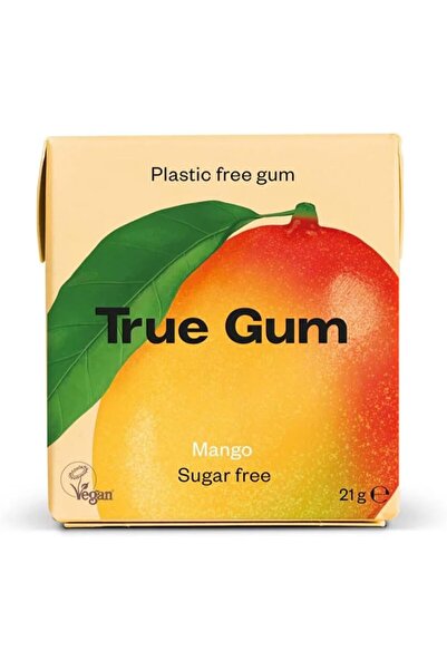TRUE Gum Mango Flavor, Sugar Free, Plastic Free, 21g