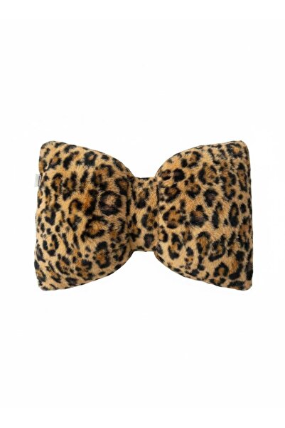 Home MAVİMAKRO Leopardesenli Fiyonk Dolgulu Kırlent