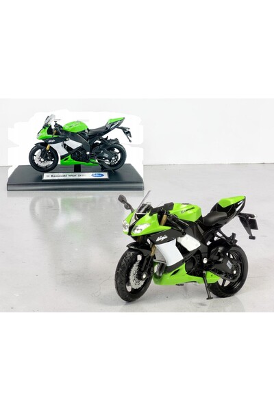 WELLY 2009 كاواساكي نينجا ZX-10R نموذج 1:18 نموذج قابل للتجميع