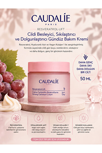 Caudalie Resveratrol-Lift Firming Cashmere Firming and Nourishing Day Care Cr...