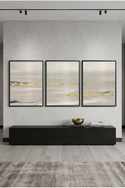 Jasmine Art Minimalist Wall Art, Set of 3 Islamic Wall Art | Framed Canvas Pr...