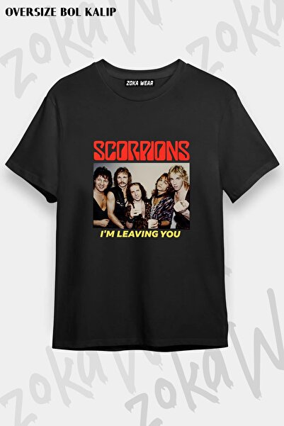 ZOKAWEAR Μπλουζάκι Unisex Loose Fit με στάμπα Scorpions v3