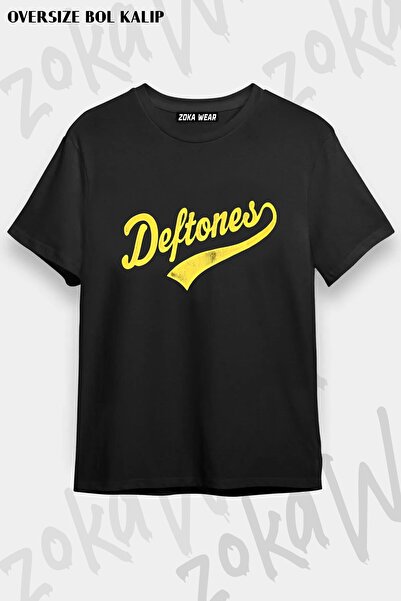 ZOKAWEAR Μπλουζάκι Unisex Loose Fit Deftones v4 με στάμπα
