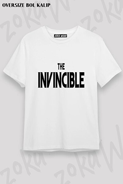 ZOKAWEAR Μπλουζάκι Unisex Loose Fit Invincible v22 με στάμπα