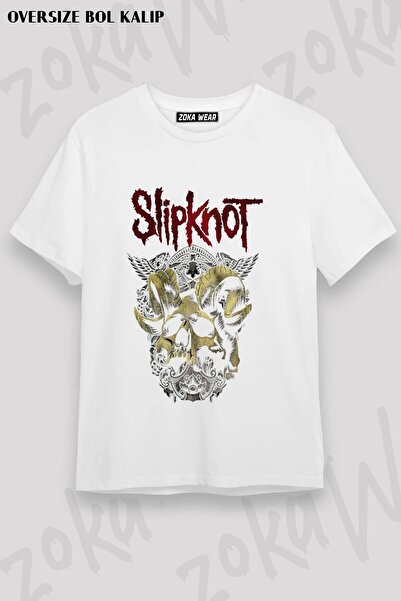 ZOKAWEAR Μπλουζάκι Unisex Loose Fit Slipknot v39 με στάμπα