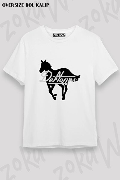 ZOKAWEAR Μπλουζάκι Unisex Loose Fit Deftones v25 με στάμπα