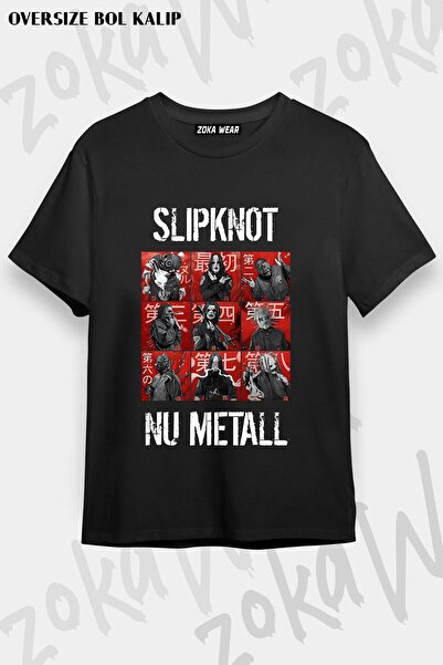 ZOKAWEAR Μπλουζάκι Unisex Loose Fit με στάμπα Slipknot v33