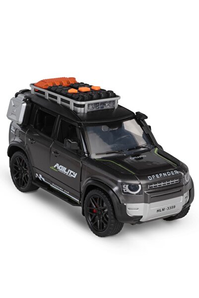 Vardem Kutulu Sürtmeli Işıklı Müzikli Off-Road Lüks Araba - Gri