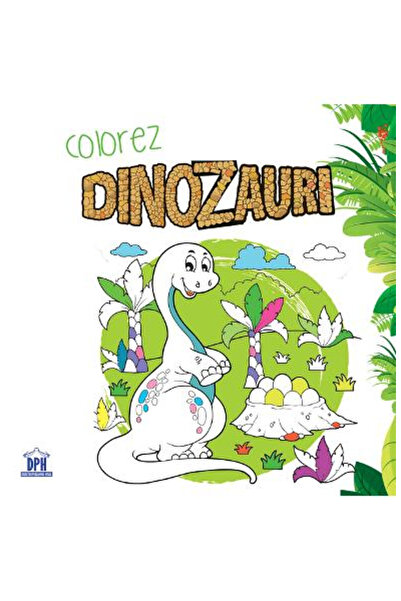 Editura DPH Color with Dinosaurs - Carte de colorat, Didactica Publishing Hou...