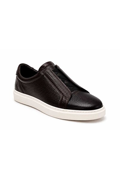 GERARDO AYAKKABI Men's Black Genuine Leather Casual Shoes