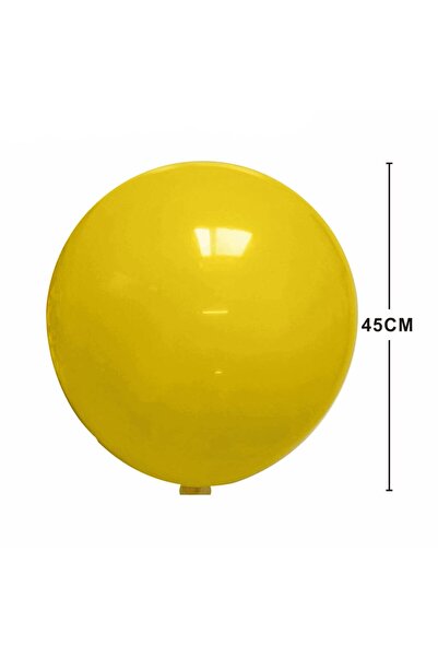 MP Mirific Party Set 2 de baloane jumbo din latex, galbene, 45 cm
