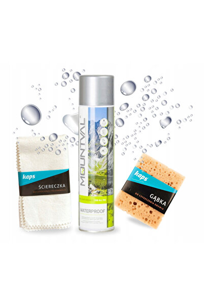 kaps Set de ingrijire a incaltamintei, Kaps, 3 in 1, 400 ml, spray impermeabi...