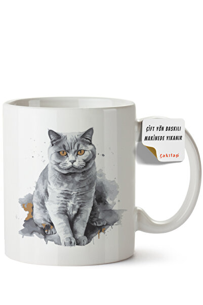 ET ERTAPASSAGE original creative designs Cat Design Printed Porcelain Mug (Do...