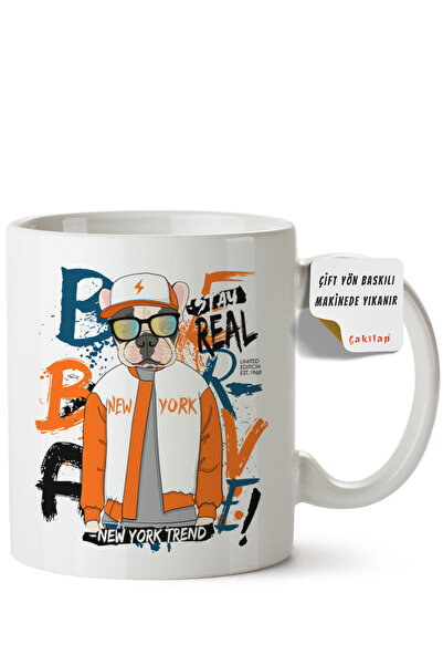 ET ERTAPASSAGE original creative designs Dog Design Printed Porcelain Mug (Do...
