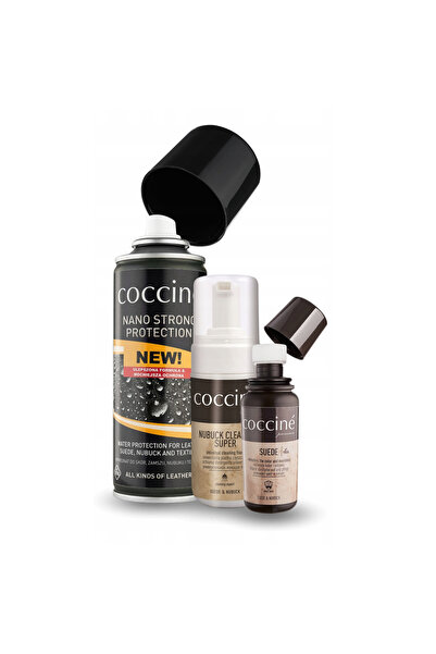 Coccine Set de ingrijire a incaltamintei, Coccine, Spuma de curatare 100ml + ...