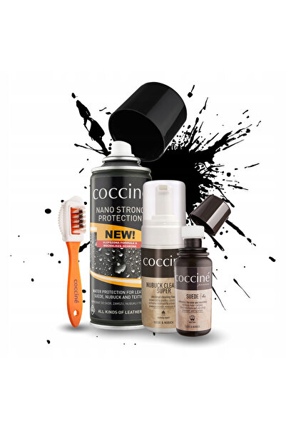 Coccine Set de ingrijire a incaltamintei, Coccine, Spuma de curatare 100ml + ...