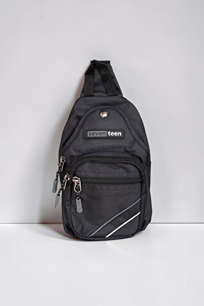 Classbag Erkek Siyah-Füme,Suya Dayanıklı,Çok Cepli,Askılı Çapraz Omuz Ve Bel ...