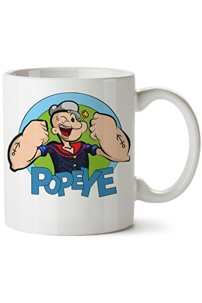 ET ERTAPASSAGE original creative designs Popeye Printed Porcelain Mug, Machin...
