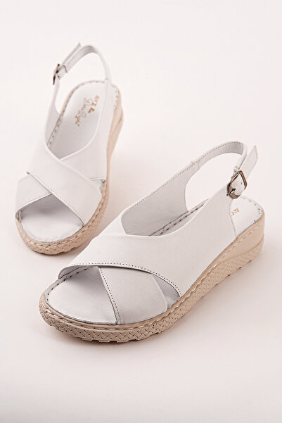 Madam Tarz Vrp-311 Çaprazkemer Genuine Leather Sandals