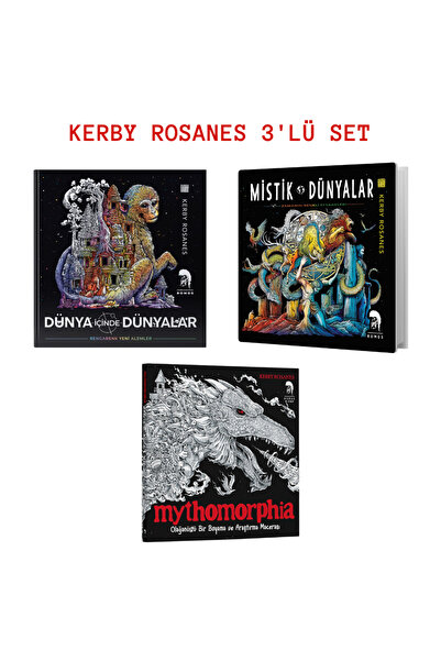 Romos Yayınları Kerby Rosanes 3'lü Boyama Seti