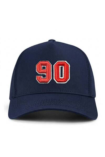 PataCute Number 90 (Embossed) Molded Baseball Cap