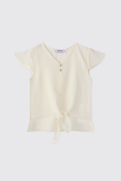 Panço Devojčica, ecru bluza