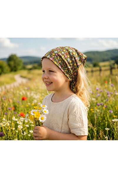Eylülce Butik Girls' Bandana 100% Cotton Non-Flatting-Non-Sweating-Non-Slip S...