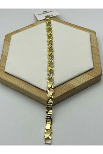 BİJU YILMAZ Cross Braided Bracelet - 26Cmblk26