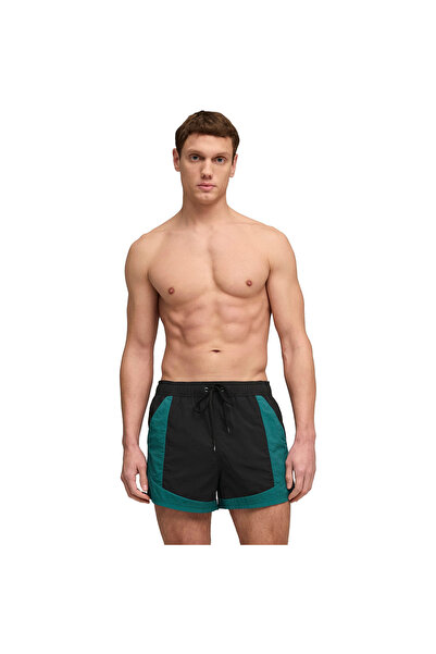 Puma Shorts Swim Men Crinkle Colour Block Short, Black, Men
