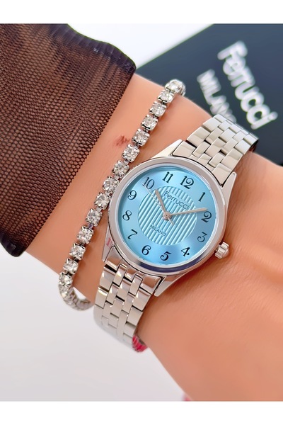 Ferrucci Steel Strap Numerical Model 2 Year Warranty 3 Atm Waterproof Women's...