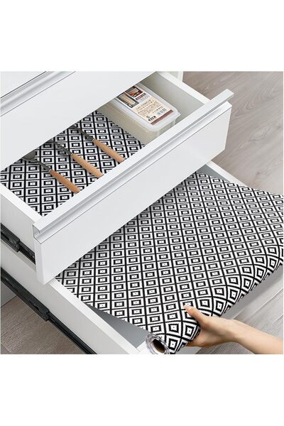 Arabest Drawer and Shelf Liner, Non Slip Kitchen Cabinet Liners, Strong Grip ...