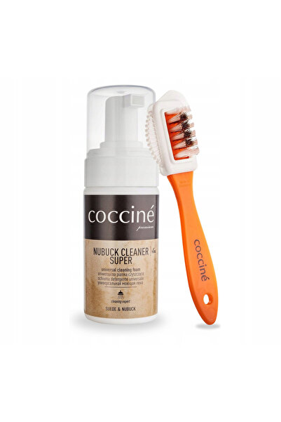 Coccine Set 2 in 1 pentru piele intoarsa si nubuc, Coccine, Perie cu doua fet...
