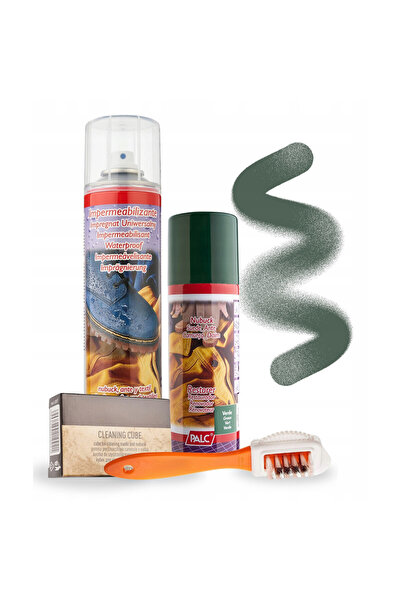 Palc Kit de restaurare pentru piele intoarsa si nubuc, deget, verde, 400 ml, ...