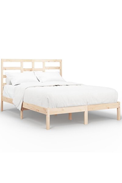 vidaxl Cadru de pat King Size, 150x200 cm, lemn masiv