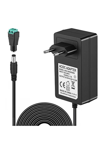 startex Adaptor Alimentare, Starvortex, 24V 3A 72W, Protectie Supratensiune, ...