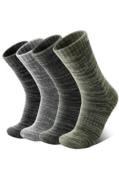 Mosey Set 4 Perechi Sosete Drumetie, KOSY, Termice Si Groase, 70% Lana Merino...