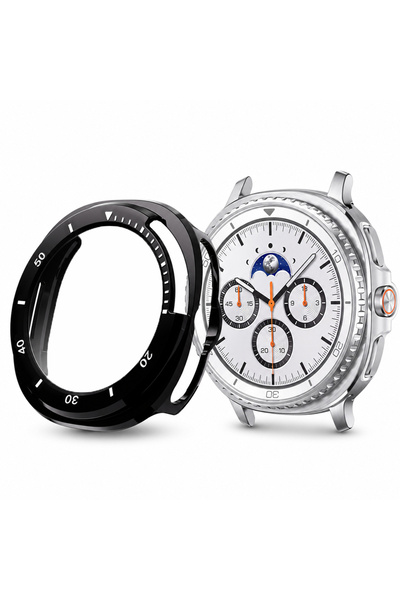 Sneezy Samsung Watch 8 Classic 46mm İle Uyumlu Kasa Uyumlu Kılıf Sert PC Kasa...