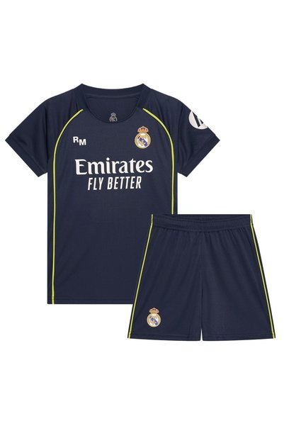 Real Madrid Echipament oficial junior Mbappe, set tricou si sort, BOX 2ND EQP, marimea 164, albastru